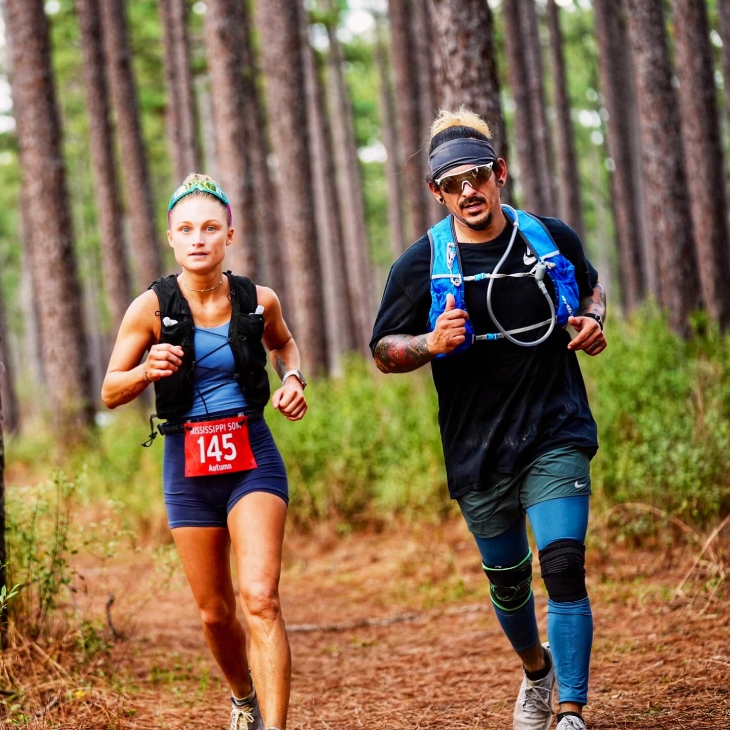 Running the Mississippi Trail 50 with my pacer
