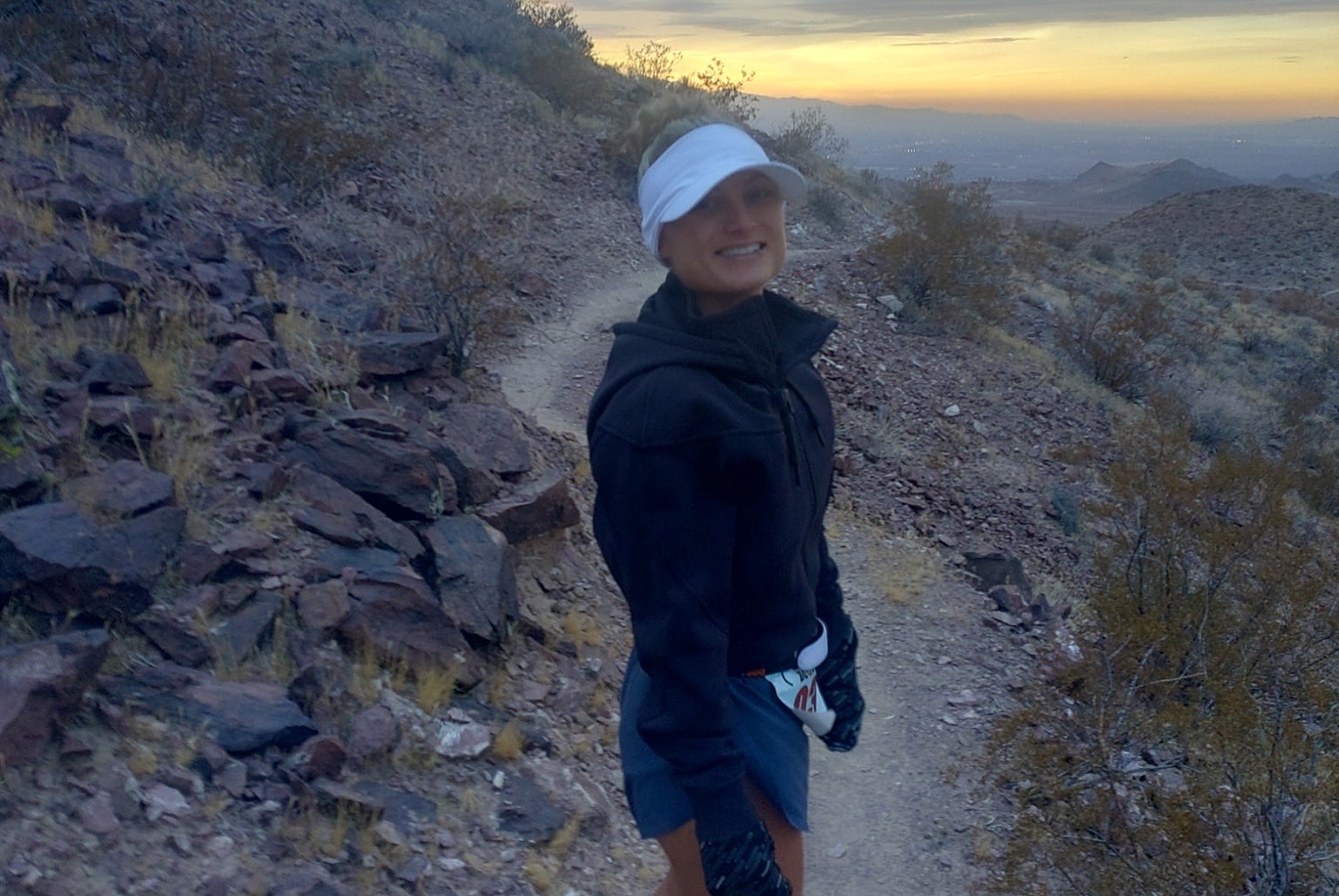 Bootleg Boogie trail at sunset